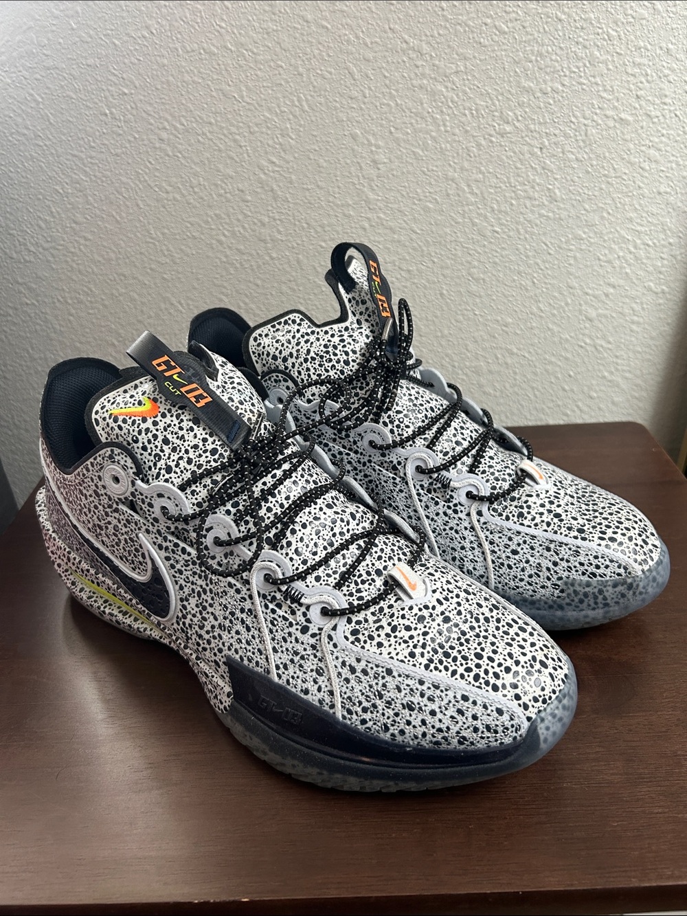 Nike Air Zoom GT Cut 3 'Electric Pack Athletic Sneakers with Orange Accents